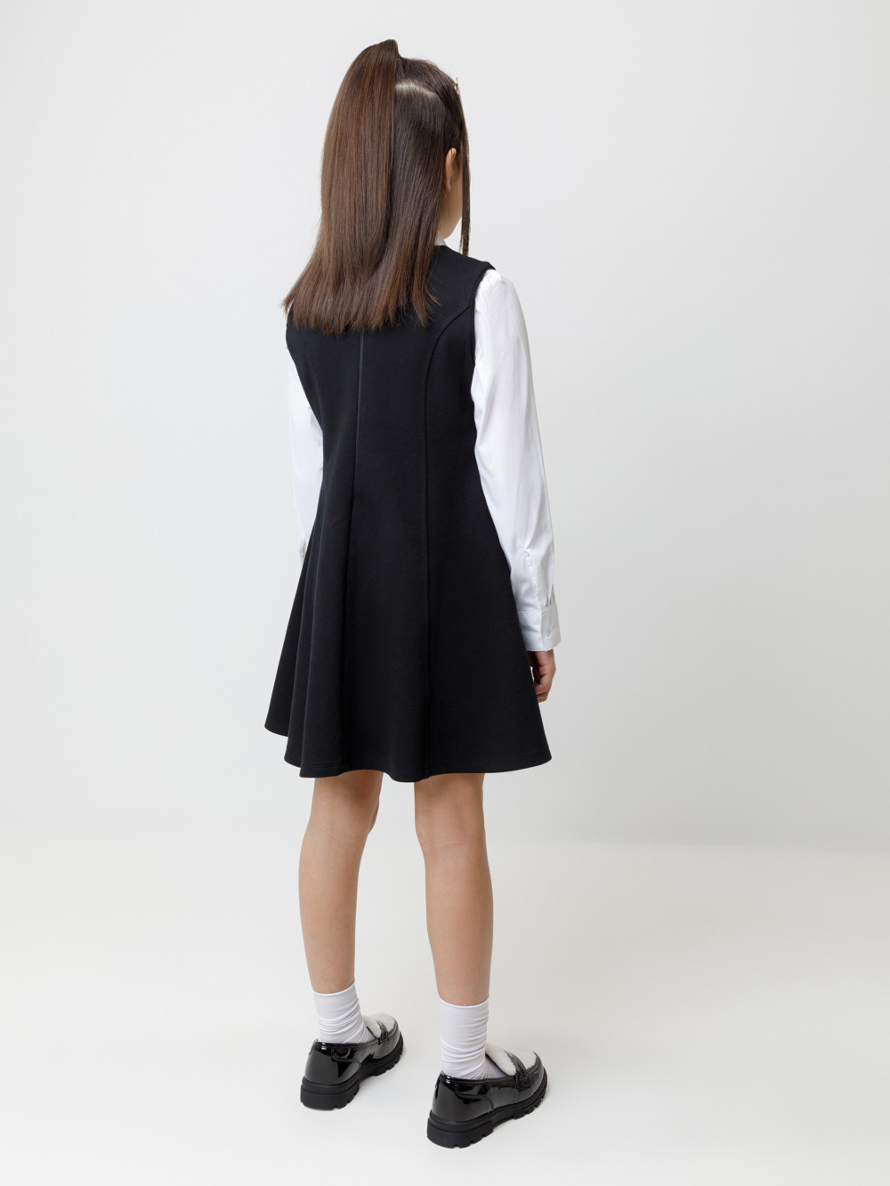 Сарафан для девочки, артикул: К 5933, цвет: черный, фото 5