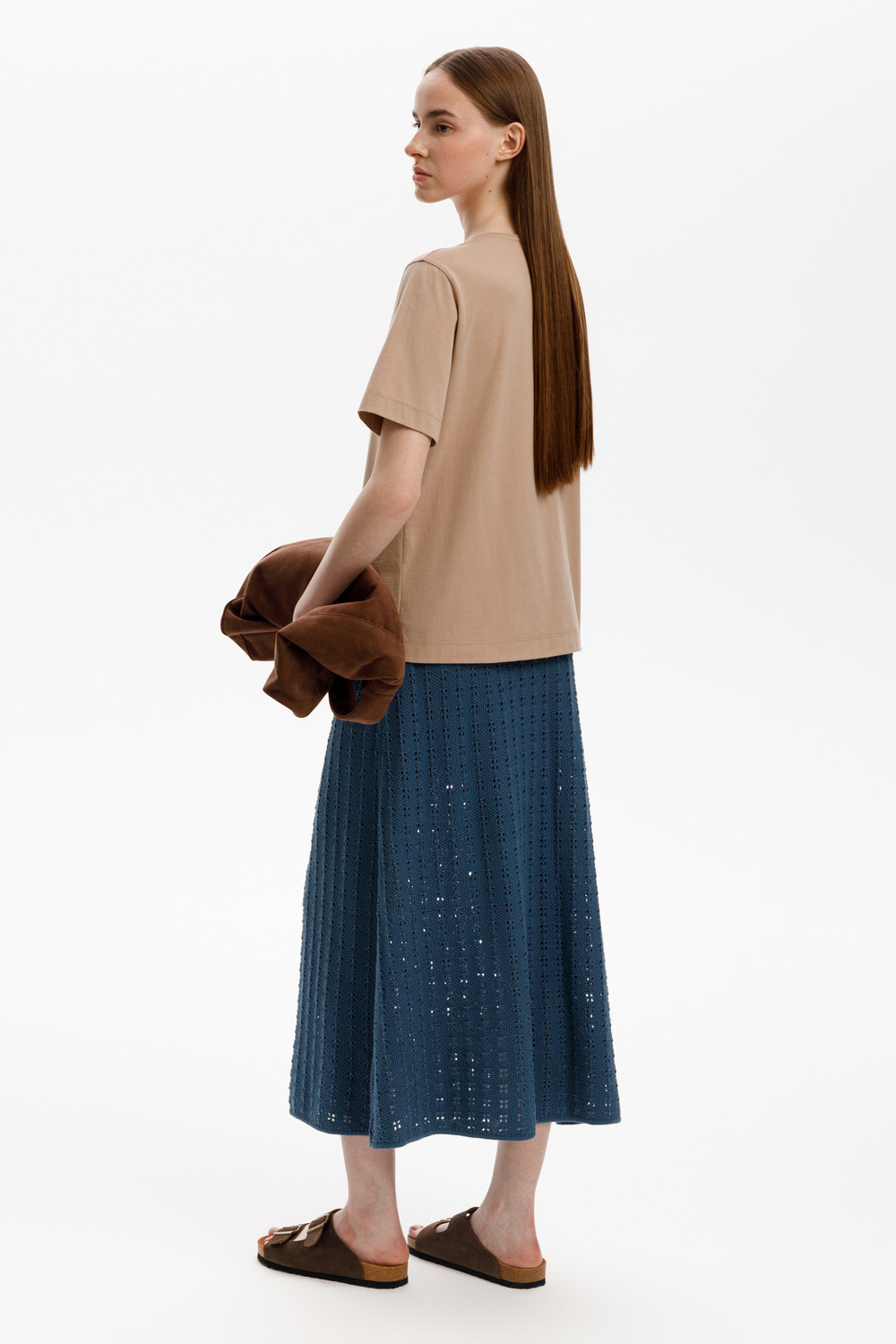 Футболки женские для мам, артикул: ЕВТ 3289, цвет: бежевый, фото 5