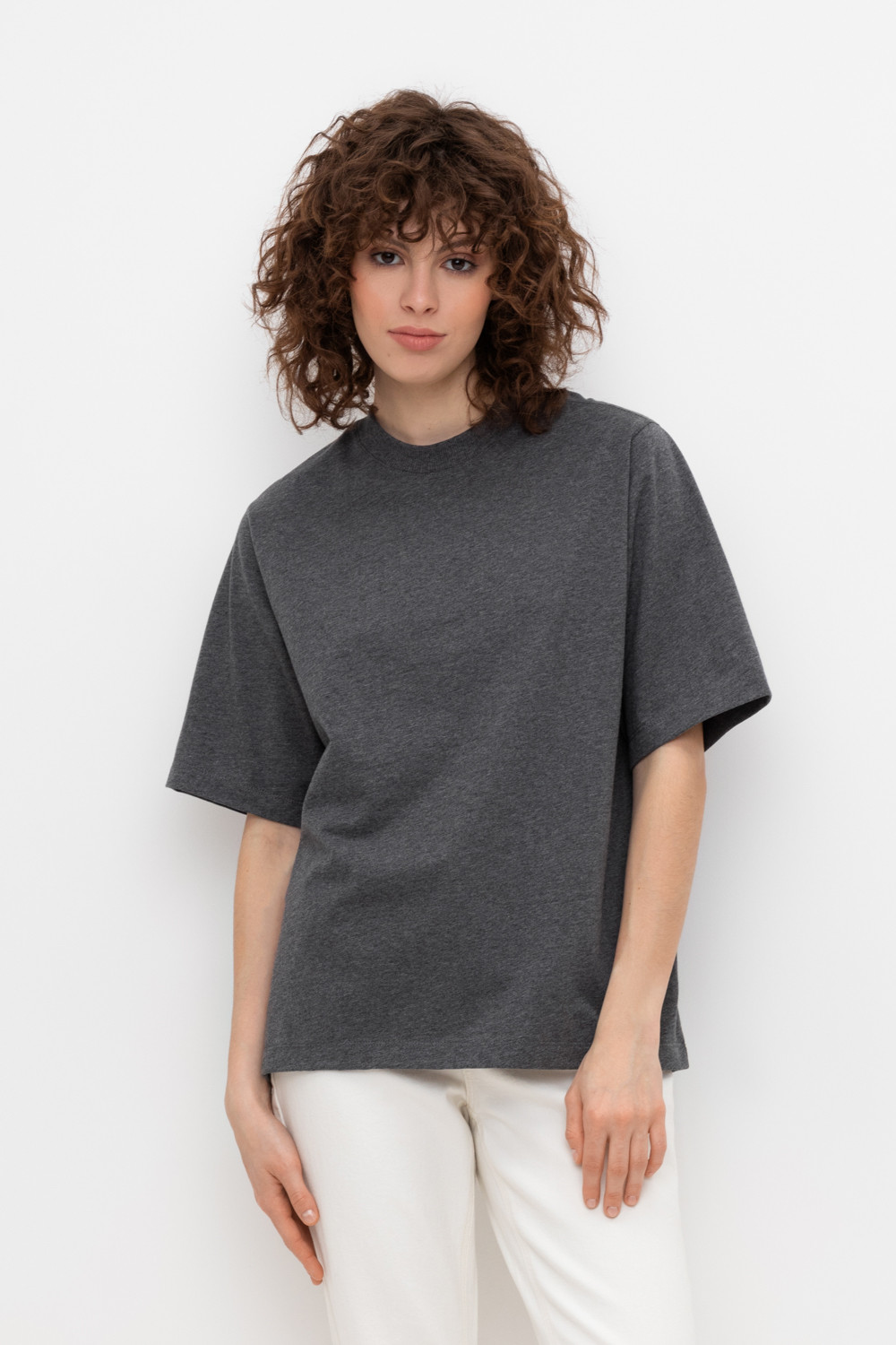 Футболки женские для мам, артикул: ЕВТ 3237/24, цвет: темно-серый, фото 5