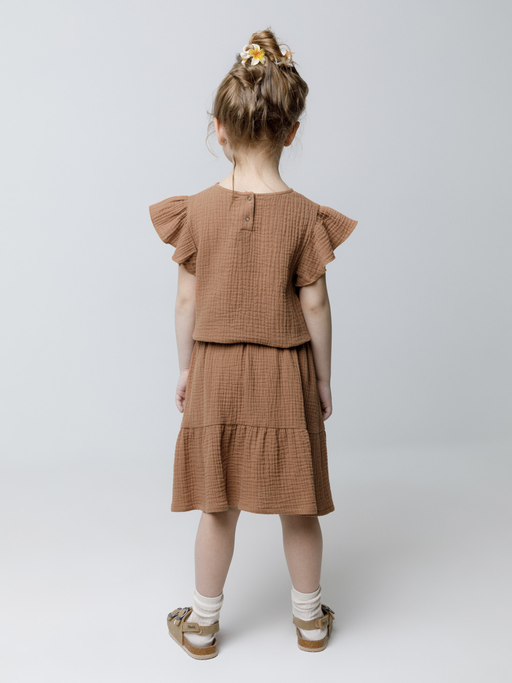 Юбка для девочки, артикул: ТК 70046, цвет: коричневый, фото 5