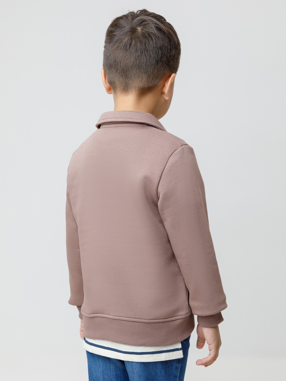 Свитшоты для мальчика, артикул: КР 302798, цвет: коричневый, фото 5