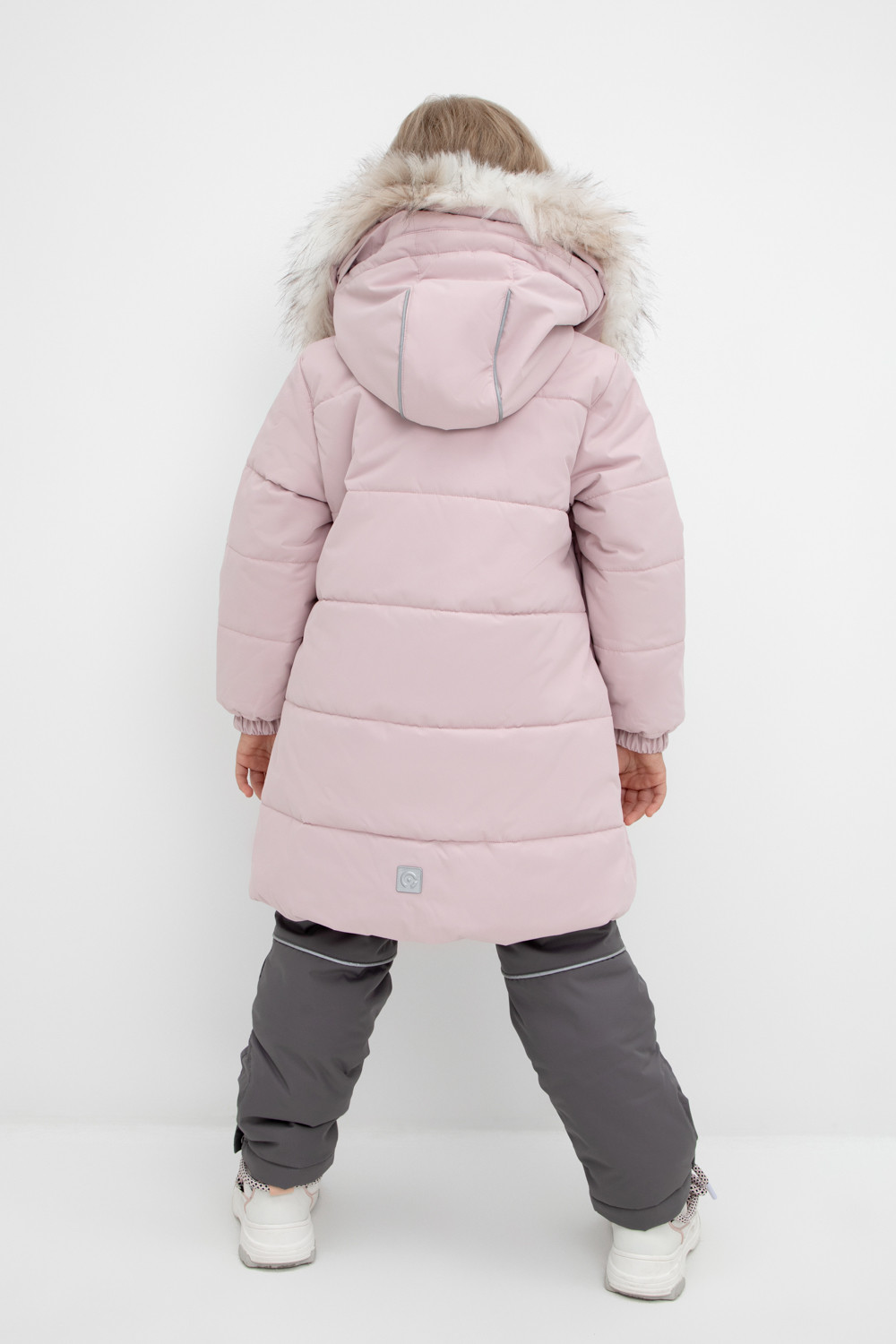 Пальто для девочки, артикул: ВК 38102/1 УЗГ, цвет: розовый, фото 5