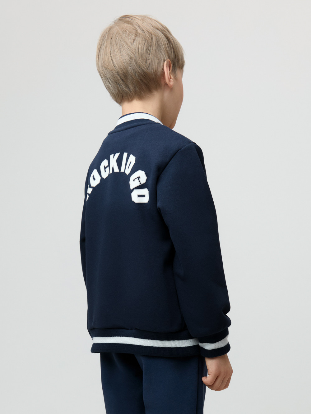 Жакет для мальчика, артикул: КР 302841, цвет: темно-синий, фото 5