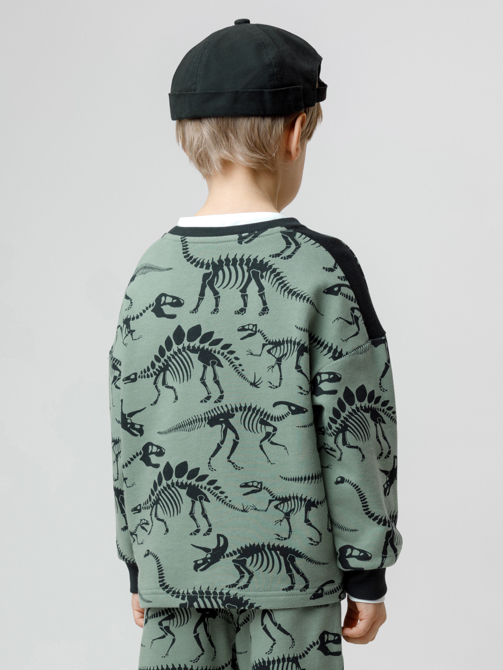 Свитшоты для мальчика, артикул: КР 302773, цвет: хаки, фото 5