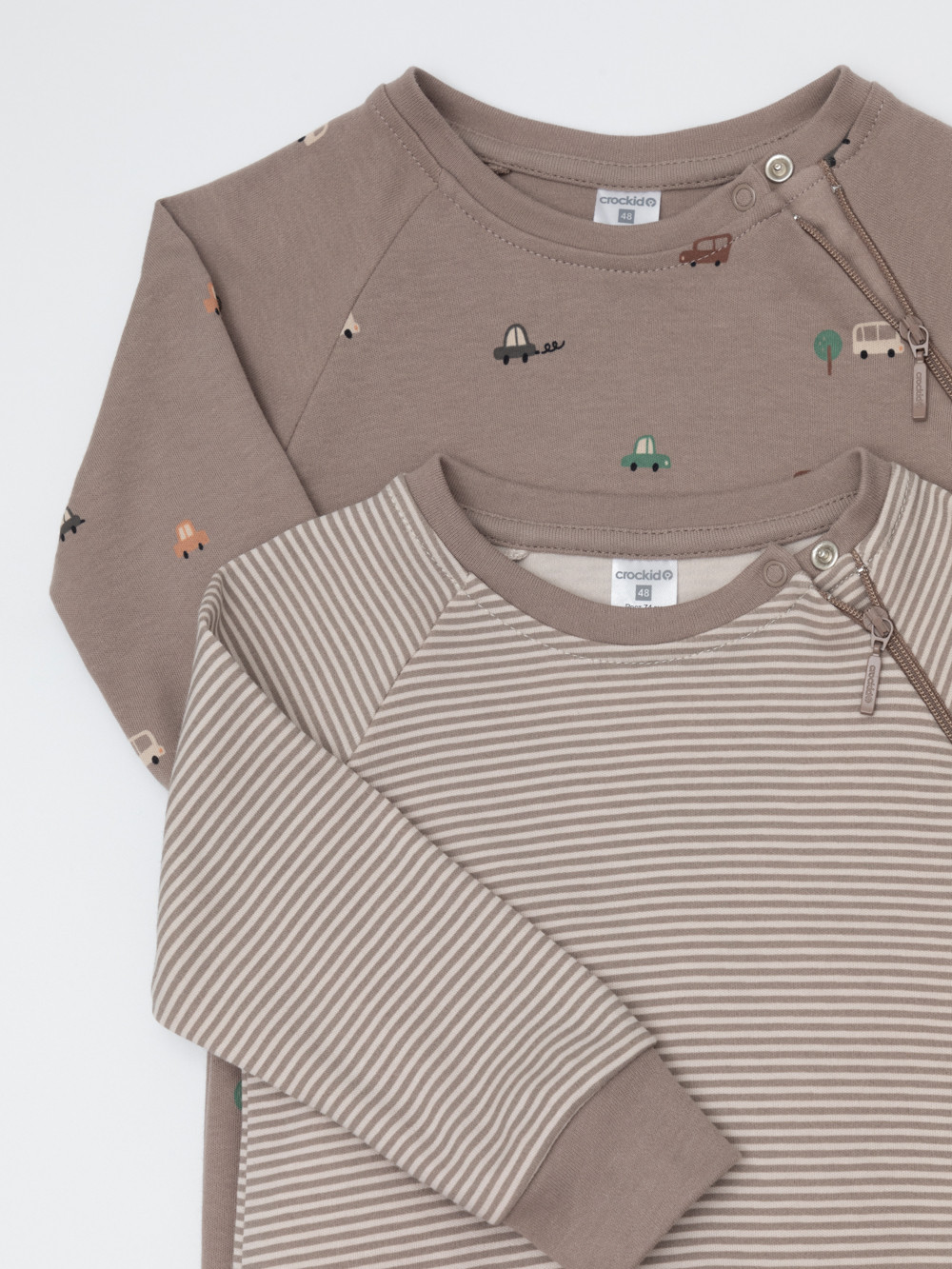 Комбинезон для новорожденных, артикул: К 6444-2уп, цвет: коричневый, фото 5