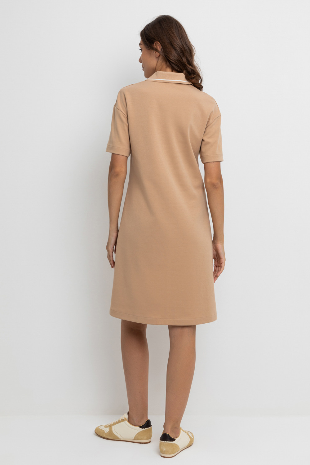 Платья женские для мам, артикул: ЕВТ 5043, цвет: бежевый, фото 5