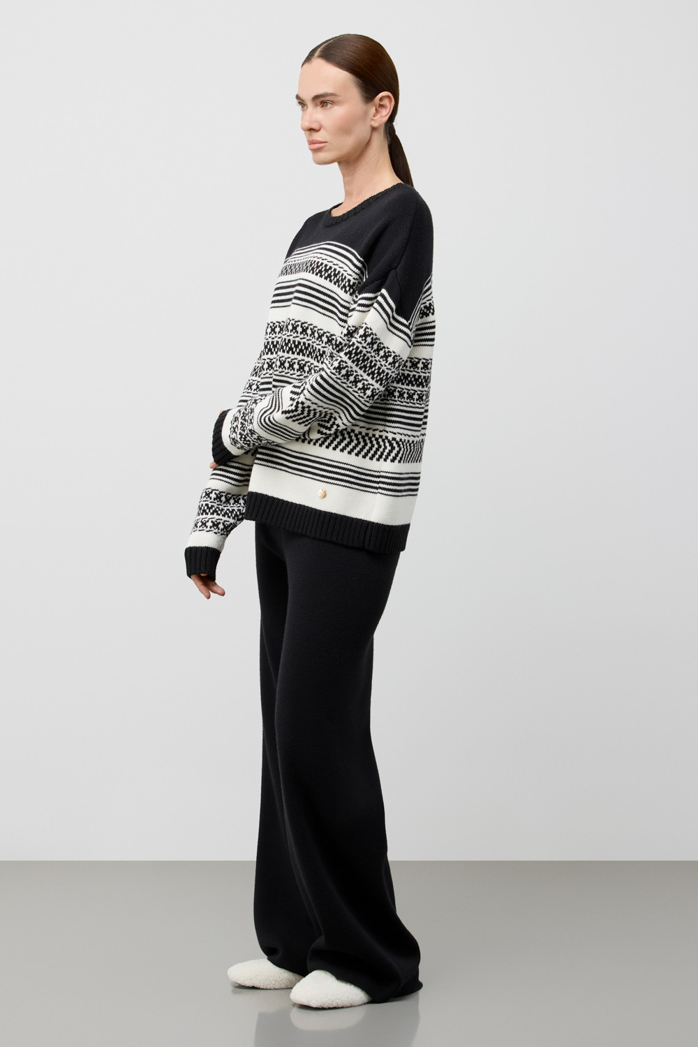 Джемперы женские для мам, артикул: ЕВ 30242/ш, цвет: черный3, фото 5