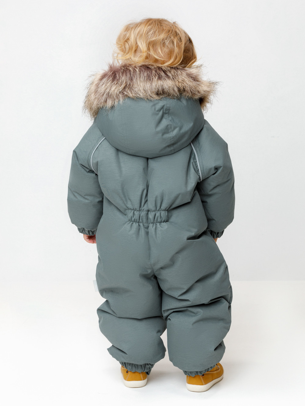 Комбинезоны утепленные для мальчика, артикул: ВК 60106/6 УЗГ, цвет: зеленый, фото 5