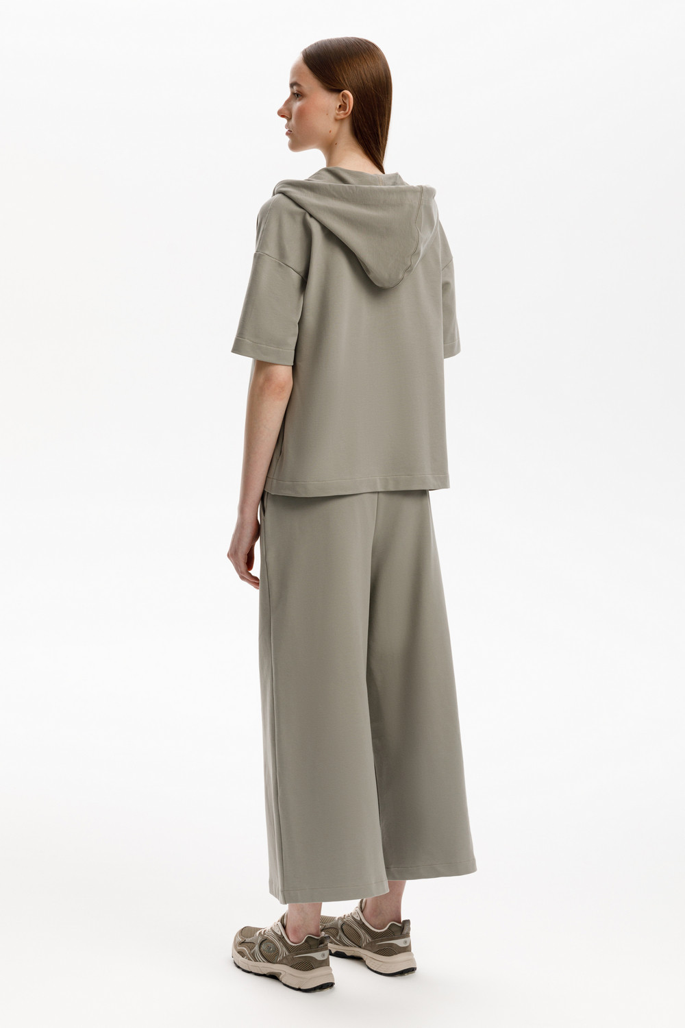 Брюки женские для мам, артикул: ЕВТ 4137, цвет: зеленый, фото 5