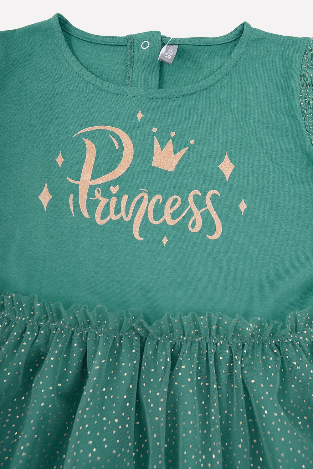 Платье для девочки, артикул: К 5704, цвет: зеленый, фото 5