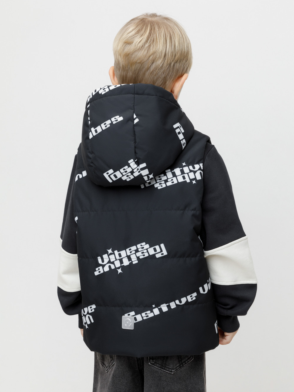 Жилеты для мальчика, артикул: ВК 35019/н/3 ГР (128-152), цвет: черный3, фото 5