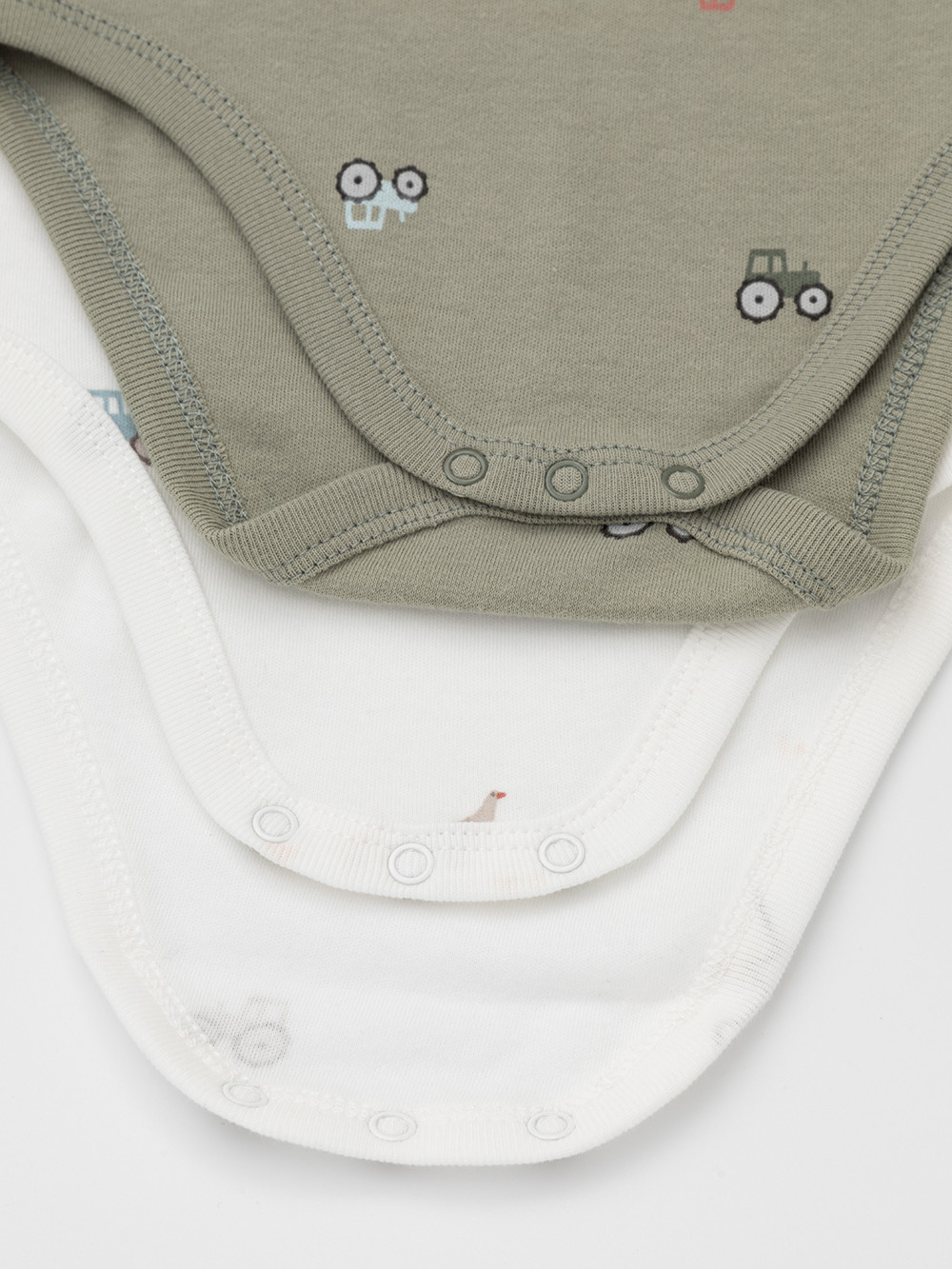 Боди для новорожденных, артикул: К 6087-2уп, цвет: хаки, фото 5