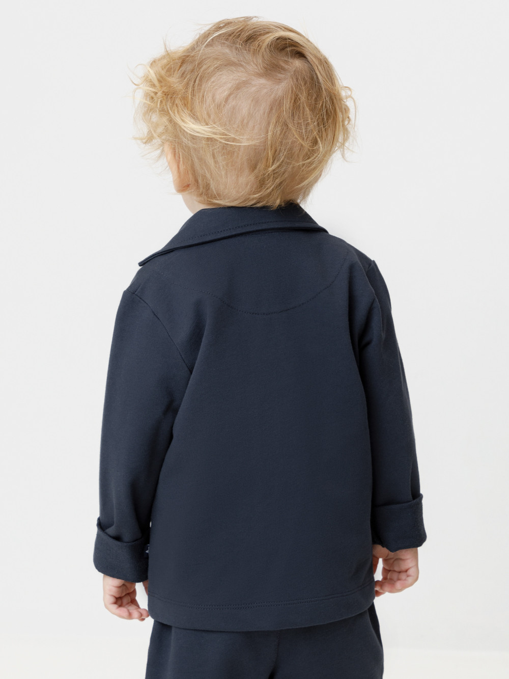 Жакет для мальчика, артикул: КР 302021, цвет: темно-синий, фото 5