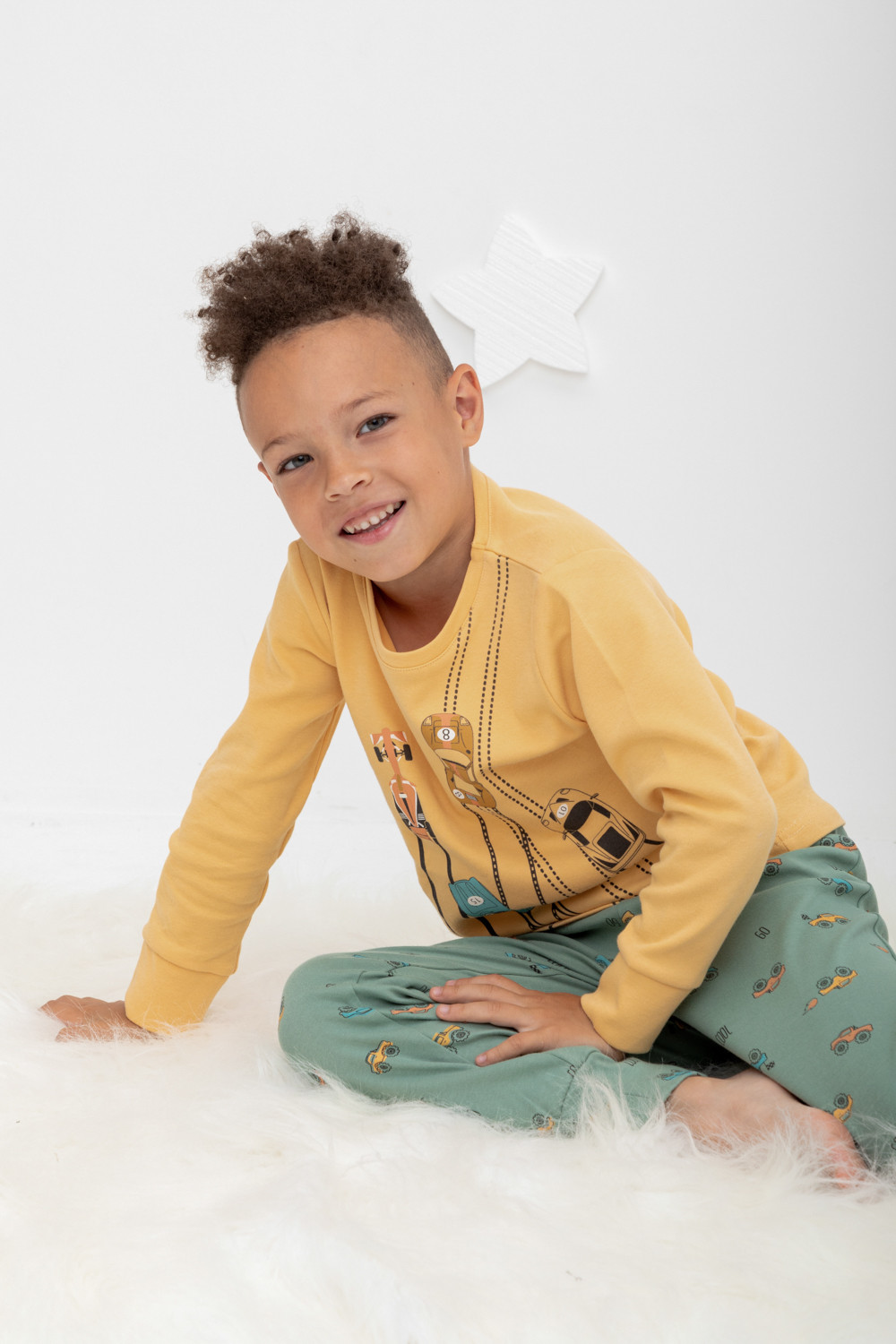Пижама для мальчика, артикул: К 1541/25, цвет: желтый, фото 5