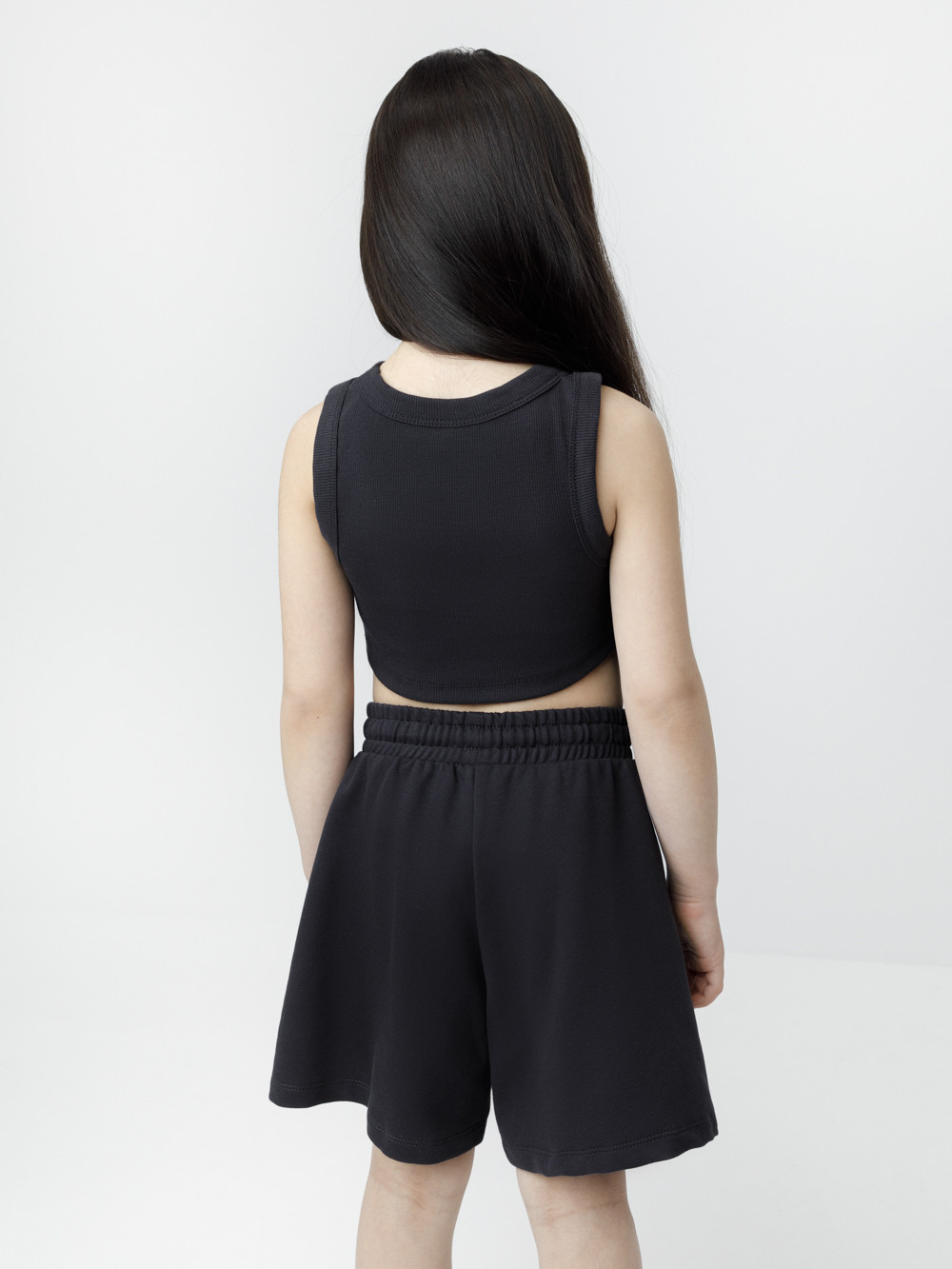 Шорты для девочки, артикул: КР 400945, цвет: темно-серый, фото 5