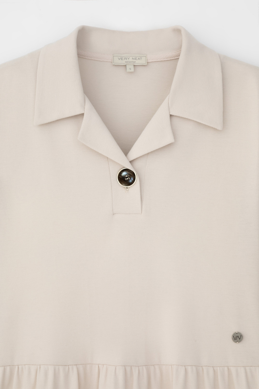 Платья женские для мам, артикул: ЕВТ 5065, цвет: бежевый, фото 5