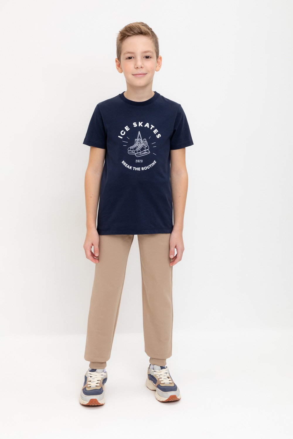 Брюки, артикул: К 400569, цвет: бежевый, фото 5