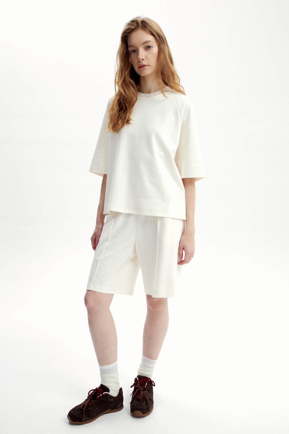 Шорты женские для мам, артикул: ЕВТ 4128, цвет: бежевый, фото 5