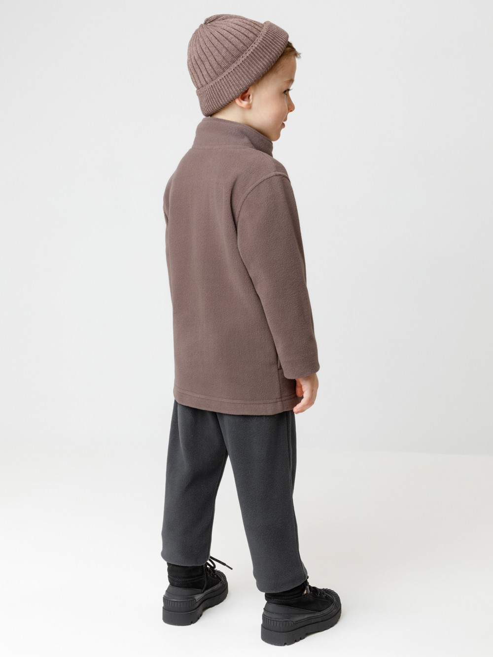 Брюки для девочки, артикул: ФЛ 40006/7 ГР, цвет: темно-серый, фото 5