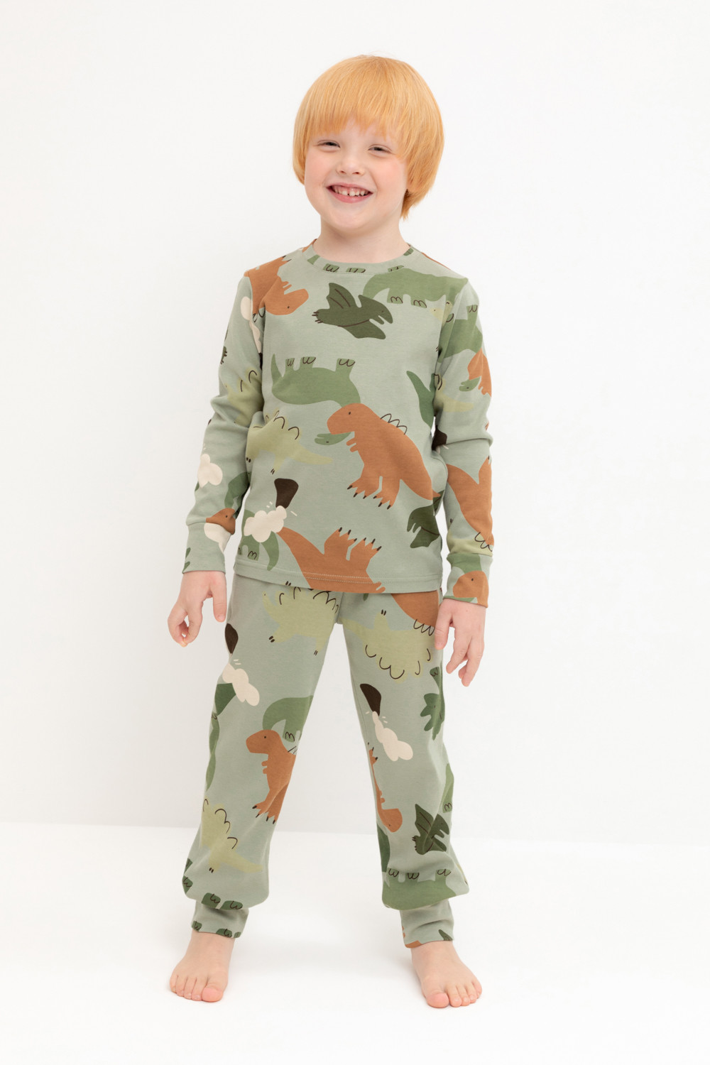 Пижама для мальчика, артикул: К 1552, цвет: хаки, фото 5