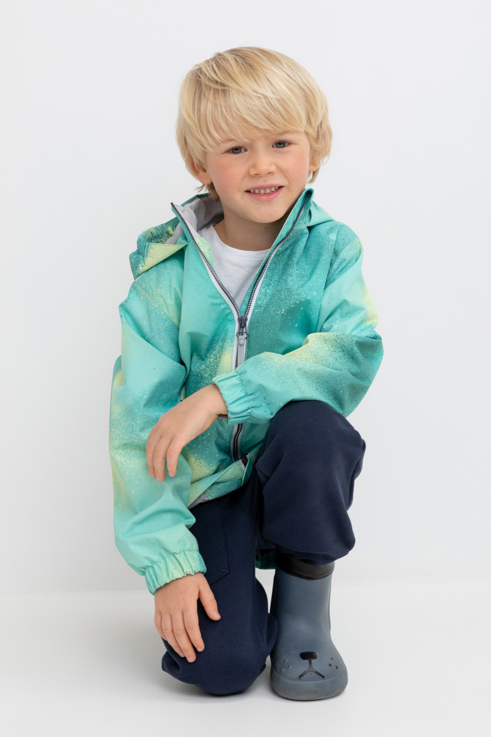 Куртки для мальчика, артикул: ВК 30132/н/3 Ал, цвет: зеленый, фото 5