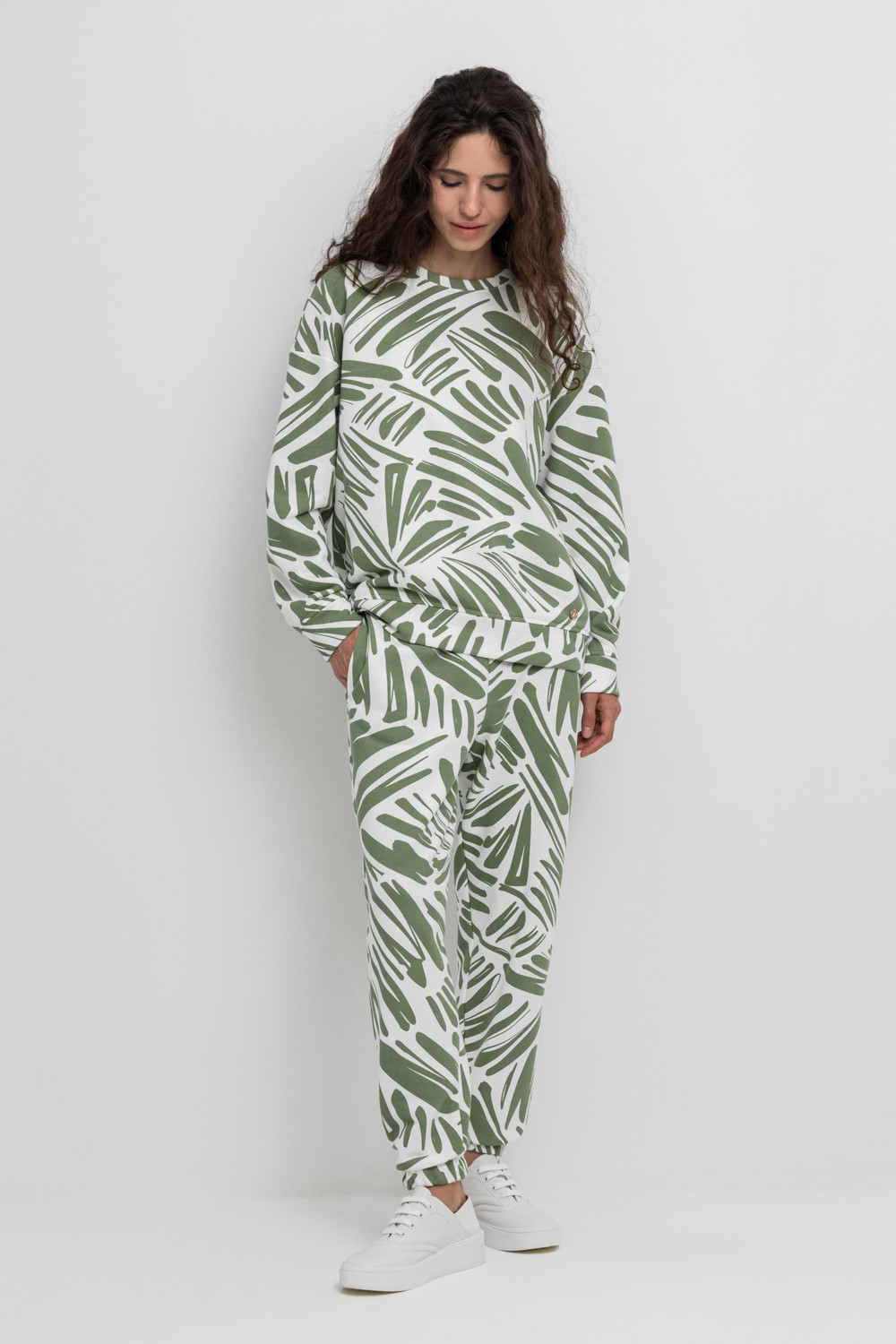 Брюки женские для мам, артикул: ЕВТ 4098, цвет: сахар, фото 5