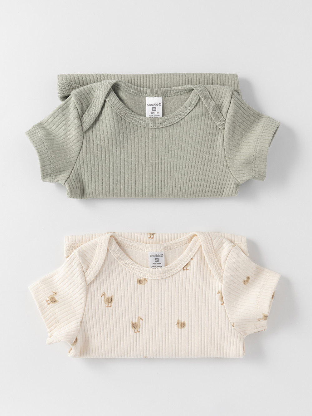 Боди для новорожденных, артикул: К 6525-2уп, цвет: зеленый, фото 5