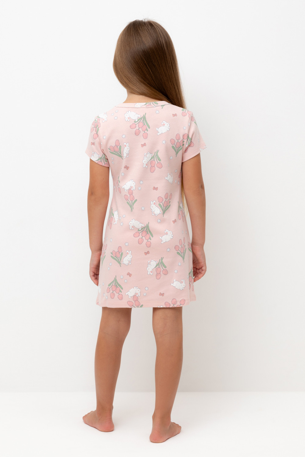 Ночная сорочка для девочки, артикул: К 1156, цвет: розовый, фото 5