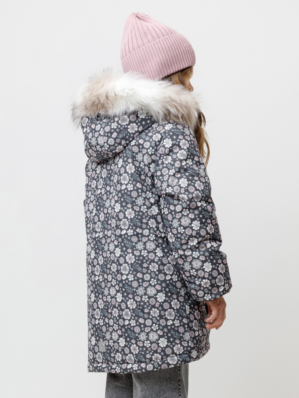 Куртка для девочки, артикул: ВК 38122/н/3 УЗГ, цвет: темно-серый, фото 5