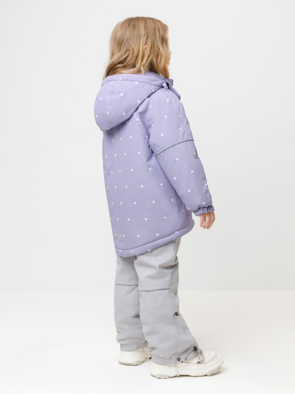 Куртка для девочки, артикул: ВК 38121/н/2 ГР, цвет: фиолетовый, фото 5