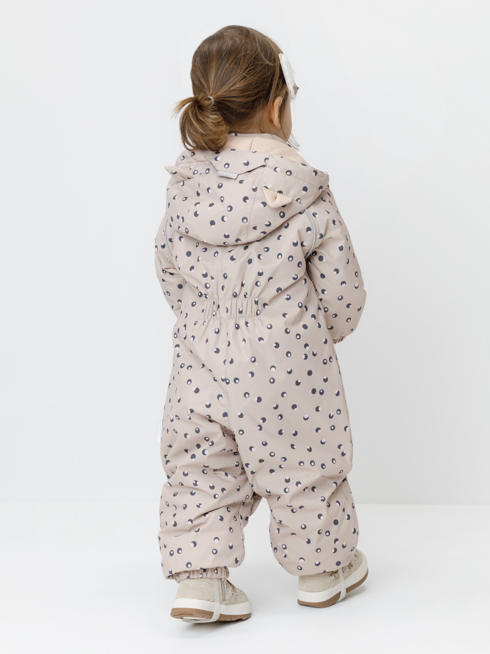 Комбинезоны утепленные для девочки, артикул: ВК 60138/н/2 УЗГ, цвет: бежевый, фото 5