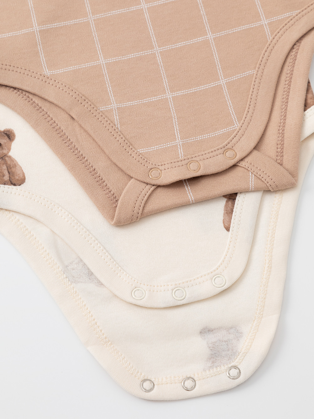 Боди для новорожденных, артикул: К 6542-2уп, цвет: сахар, фото 5