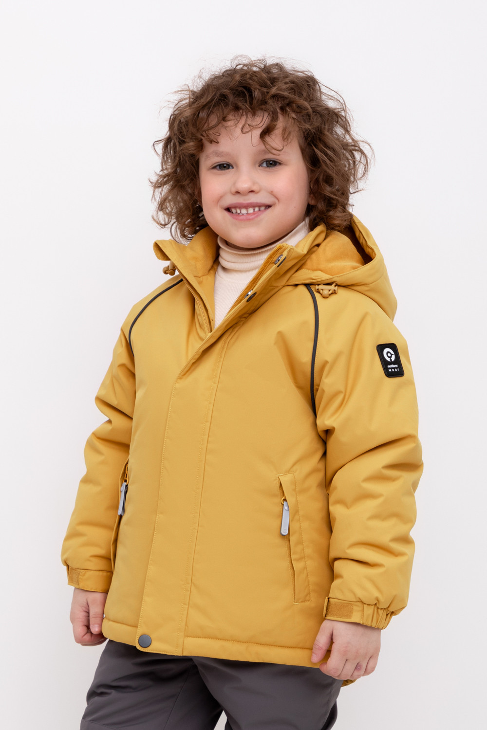 Куртки для мальчика, артикул: ВК 36085/2 ГР, цвет: желтый, фото 5