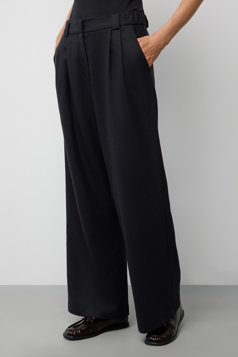 Брюки женские для мам, артикул: ЕТ 40030, цвет: черный, фото 5