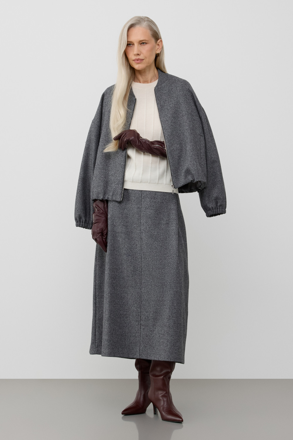 Джемперы женские для мам, артикул: ЕВ 30187/ш, цвет: бежевый, фото 5