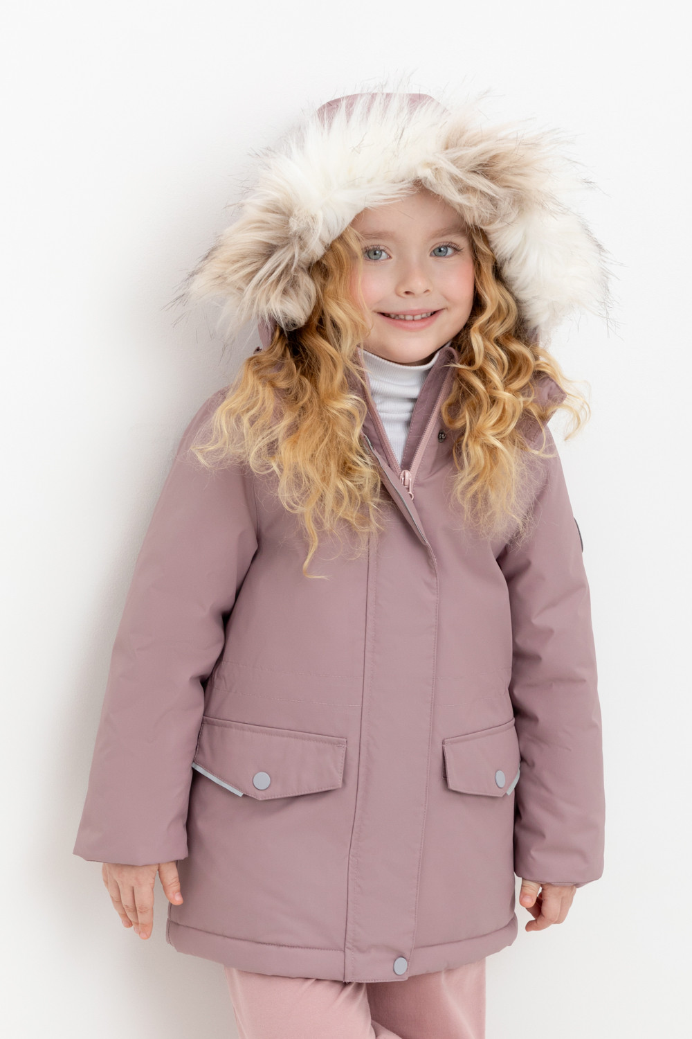 Куртка для девочки, артикул: ВК 38112/3 ГР, цвет: розовый, фото 5