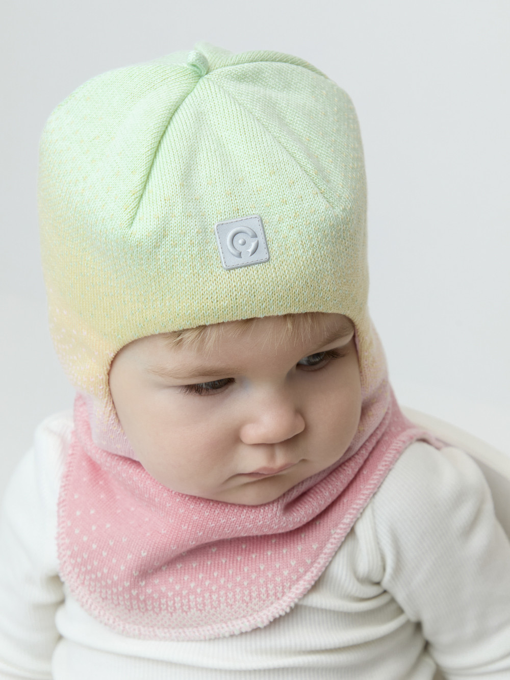 Шапка для девочки, артикул: КВ 20369, цвет: розовый, фото 5