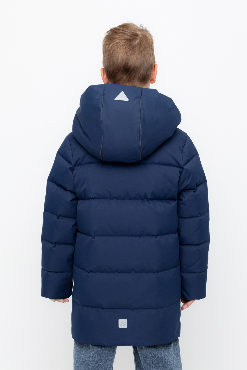 Пальто, плащи для мальчика, артикул: ВК 34070/3 УЗГ (122-158), цвет: синий, фото 5