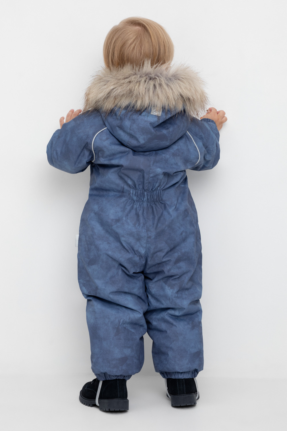 Комбинезоны утепленные для мальчика, артикул: ВК 60116/н/5 ГР, цвет: синий, фото 5
