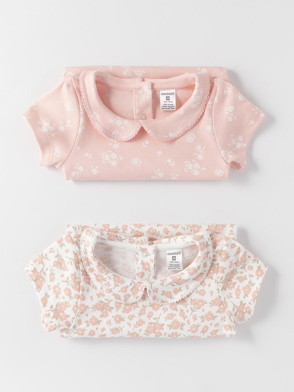 Боди для новорожденных, артикул: К 6540-2уп, цвет: розовый, фото 5