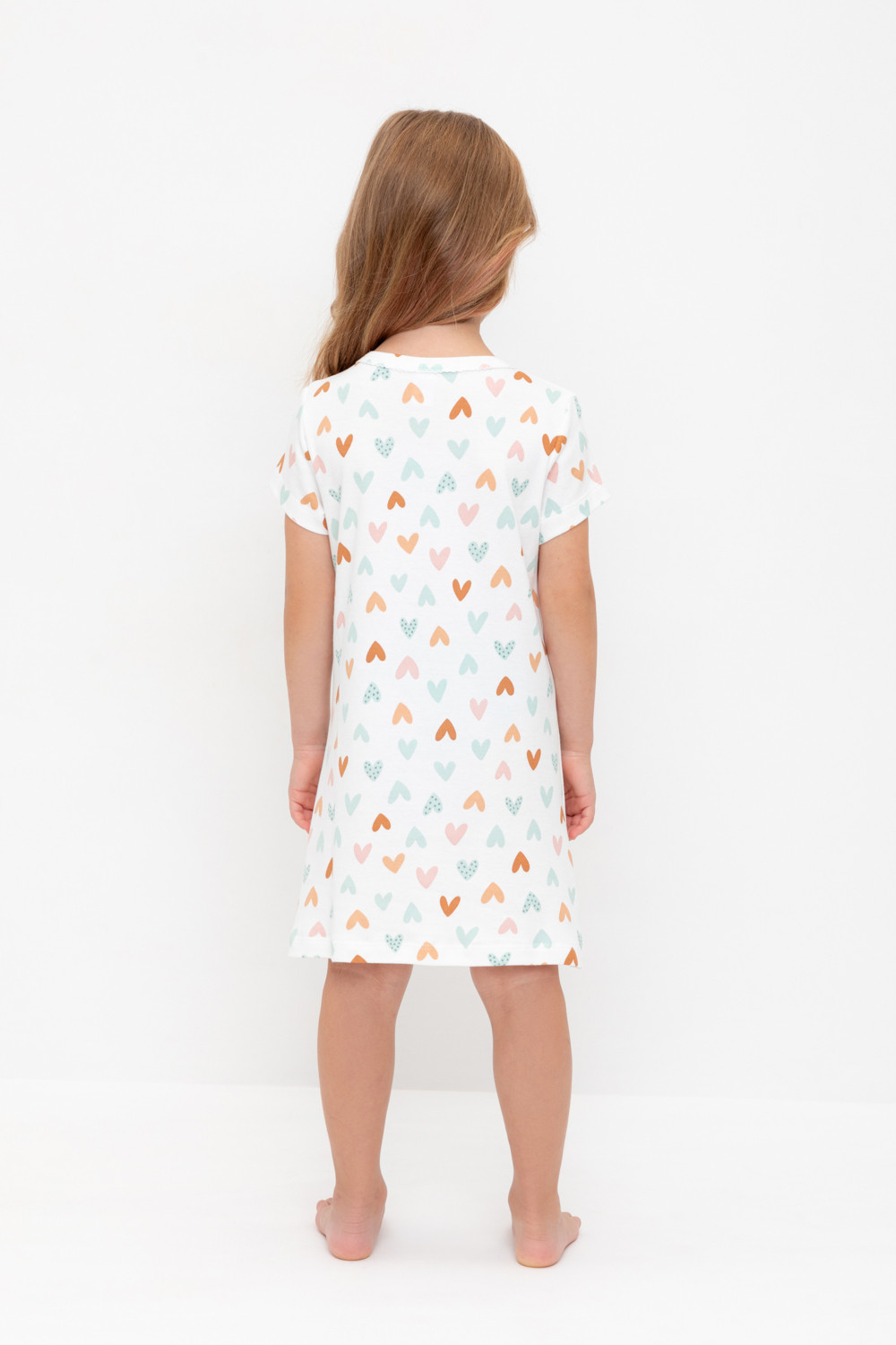 Ночная сорочка для девочки, артикул: К 1156, цвет: сахар, фото 5