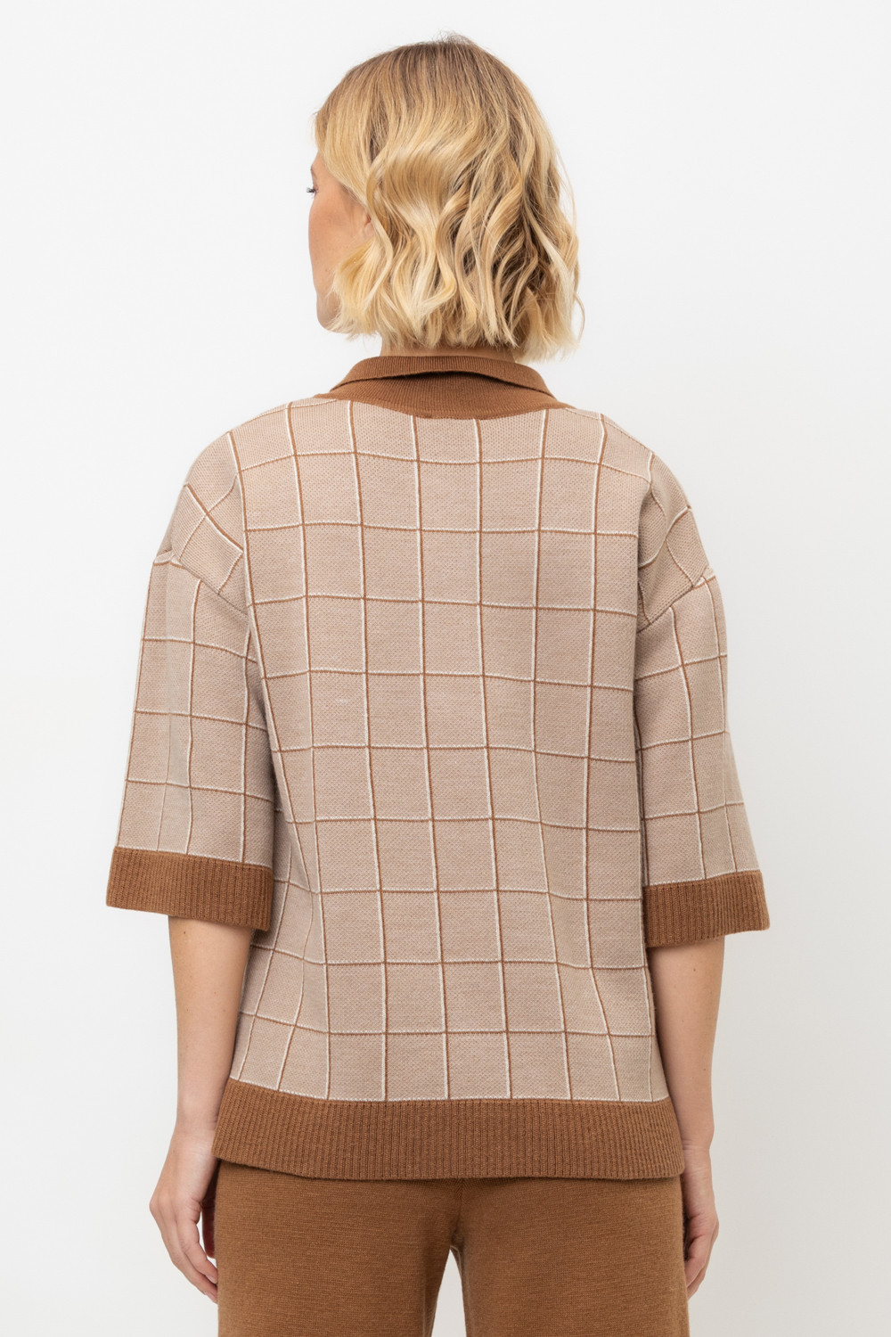 Джемперы женские для мам, артикул: ЕВ 30189/ш, цвет: бежевый, фото 5