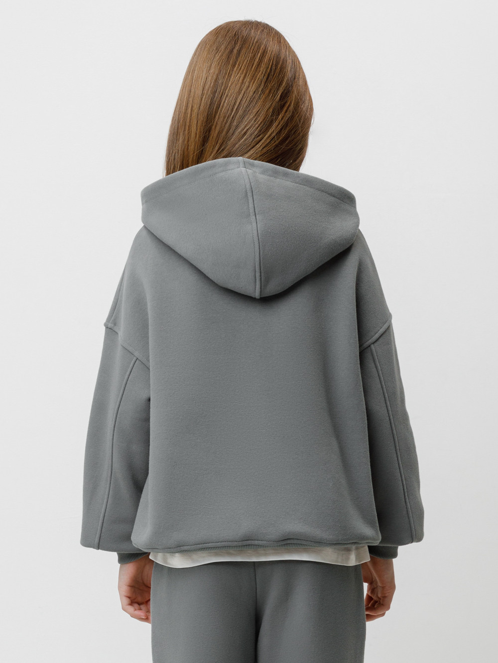 Худи для девочки, артикул: КР 302815, цвет: зеленый, фото 5