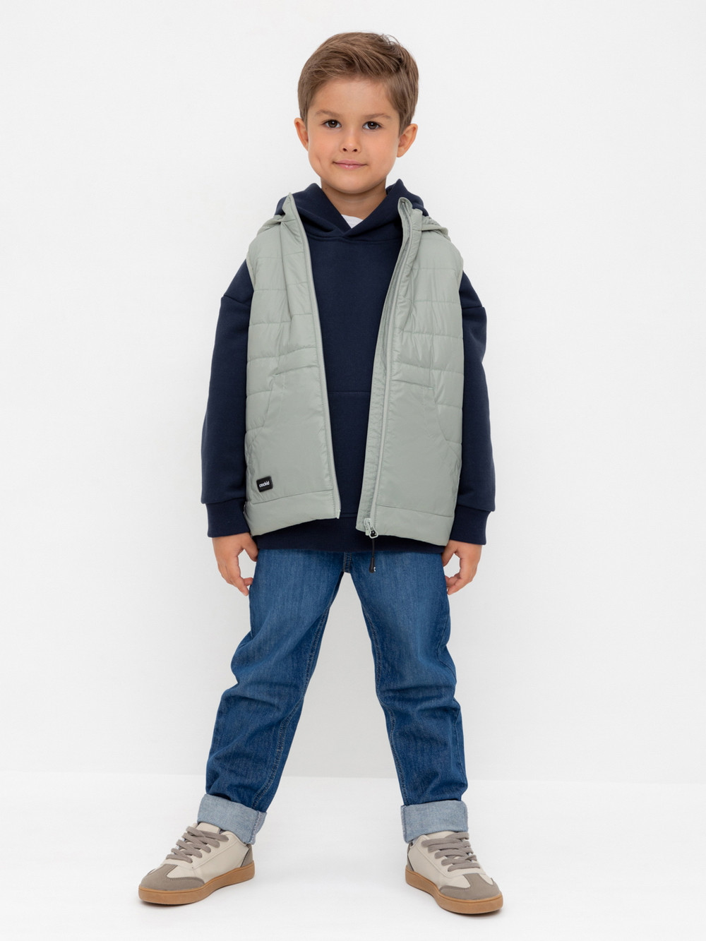 Жилеты для мальчика, артикул: ВК 35009/19 ГР, цвет: зеленый, фото 5