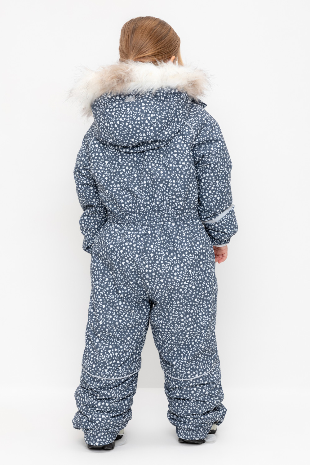 Комбинезоны утепленные для девочки, артикул: ВК 60097/н/2 ГР, цвет: серый, фото 5