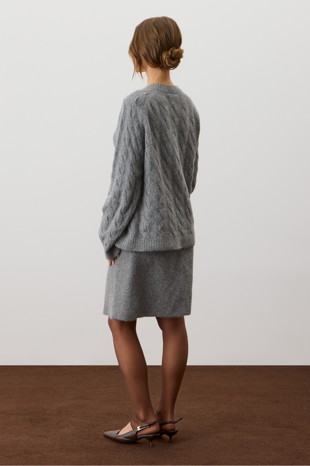 Джемперы женские для мам, артикул: ЕВ 30305/ш, цвет: темно-серый, фото 5