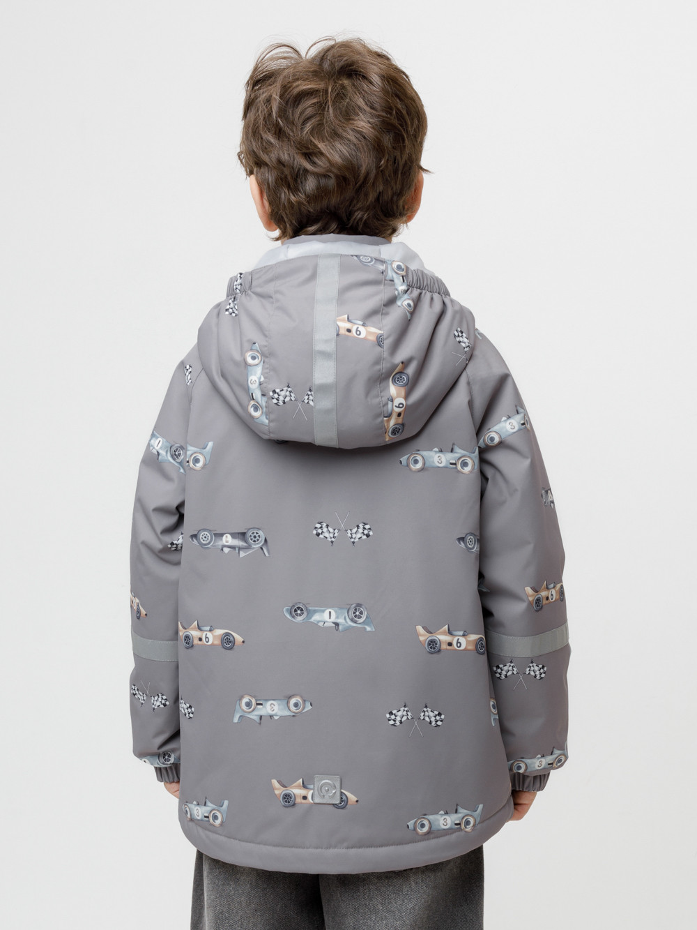 Куртки для мальчика, артикул: ВК 30161/н/1 ГР, цвет: кофейный, фото 5