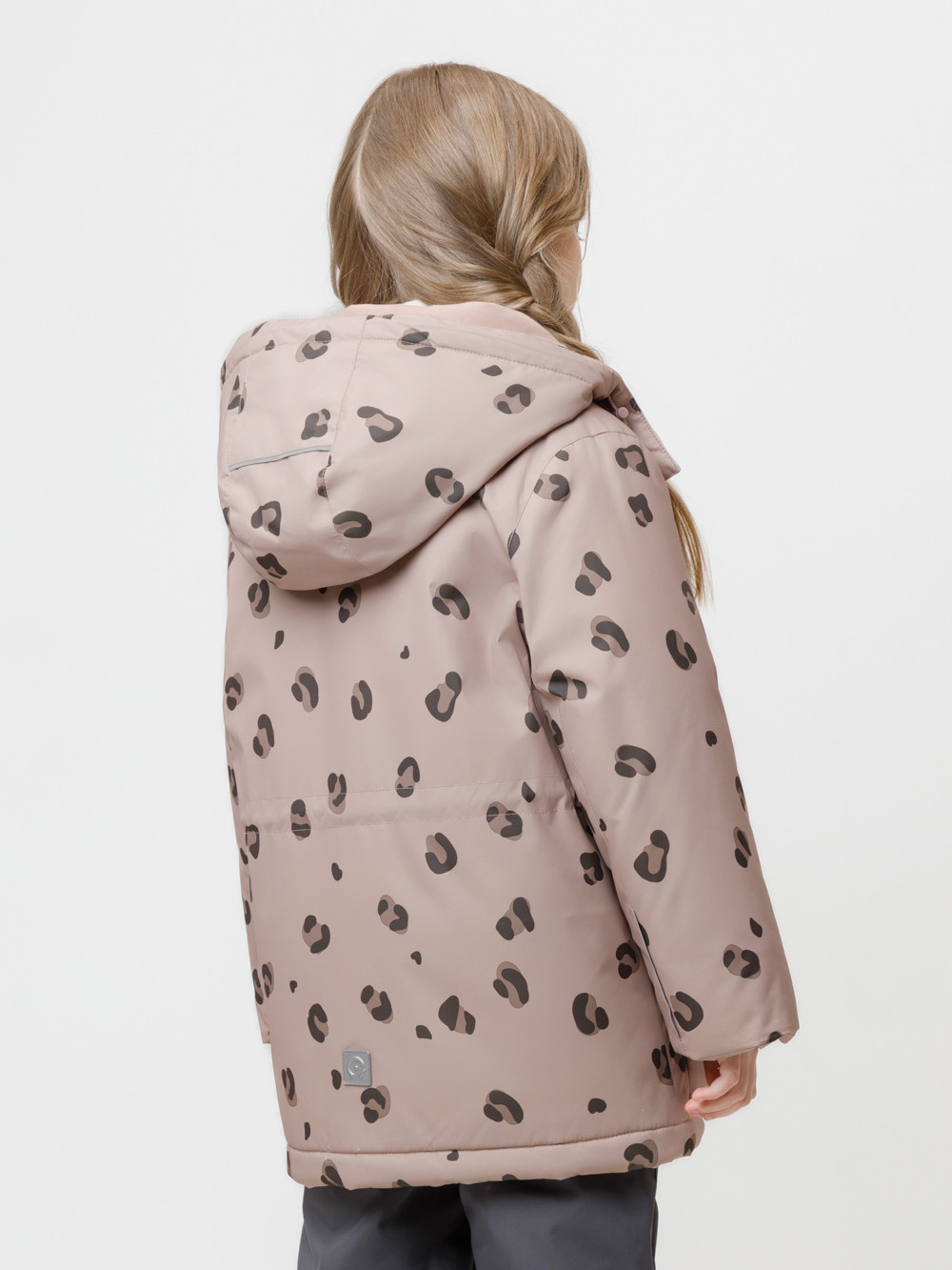 Куртка для девочки, артикул: ВК 38120/н/2 ГР, цвет: кофейный, фото 5