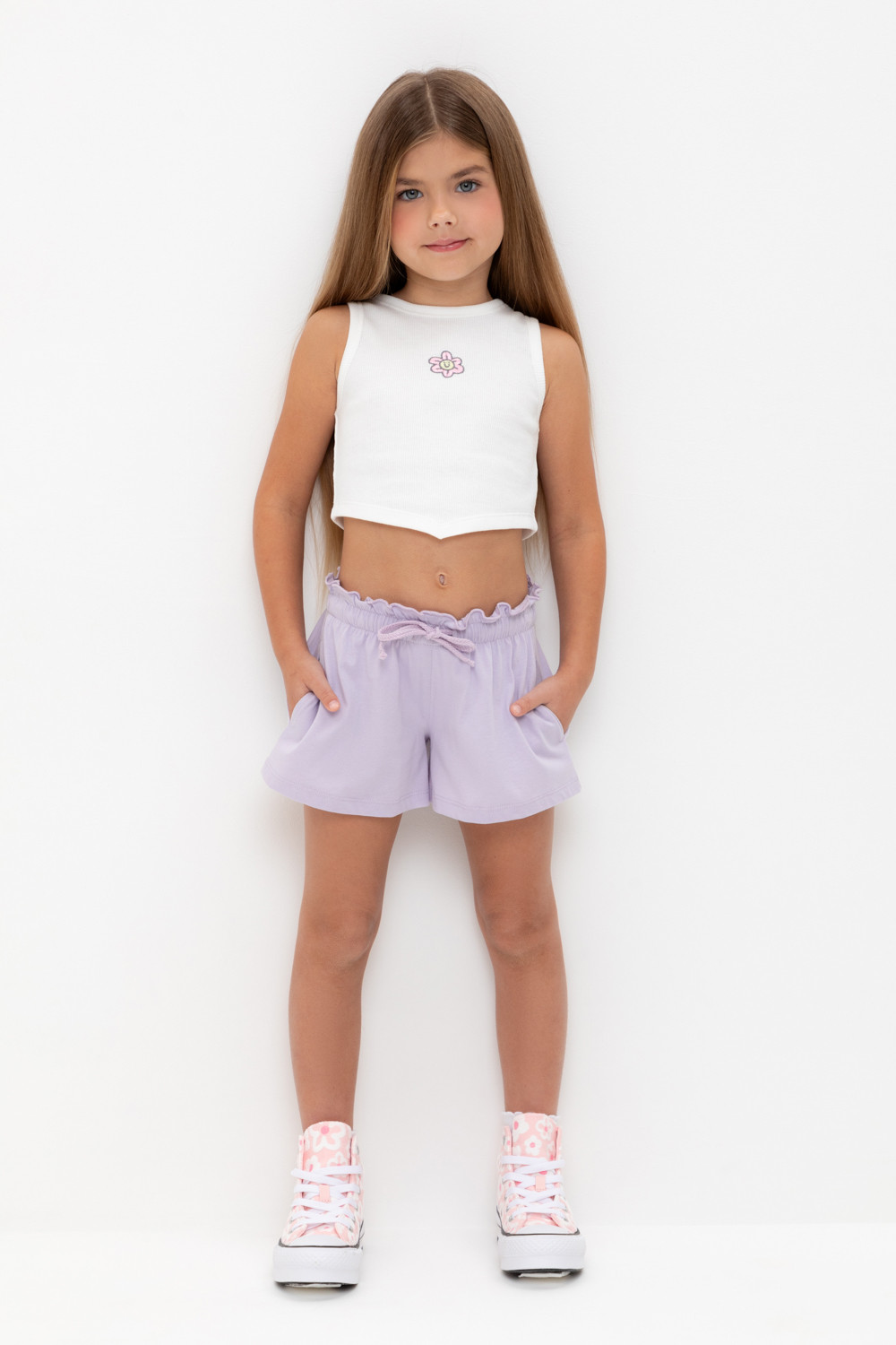 Шорты для девочки, артикул: КР 400688-1, цвет: фиолетовый, фото 5