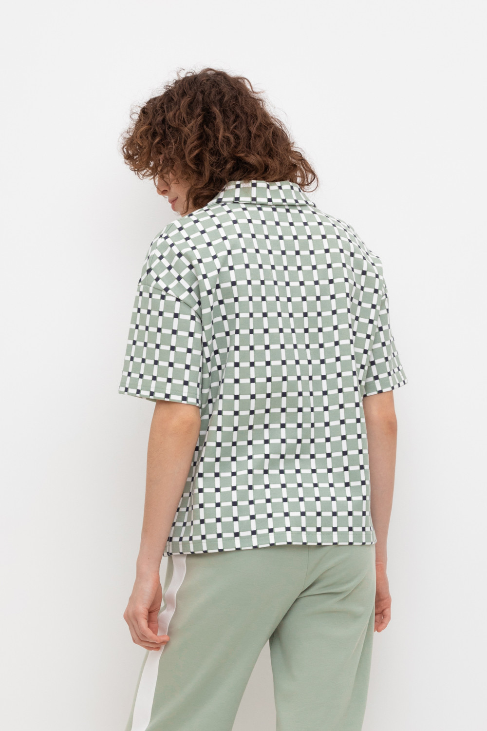 Футболки женские для мам, артикул: ЕВТ 3210, цвет: хаки, фото 5